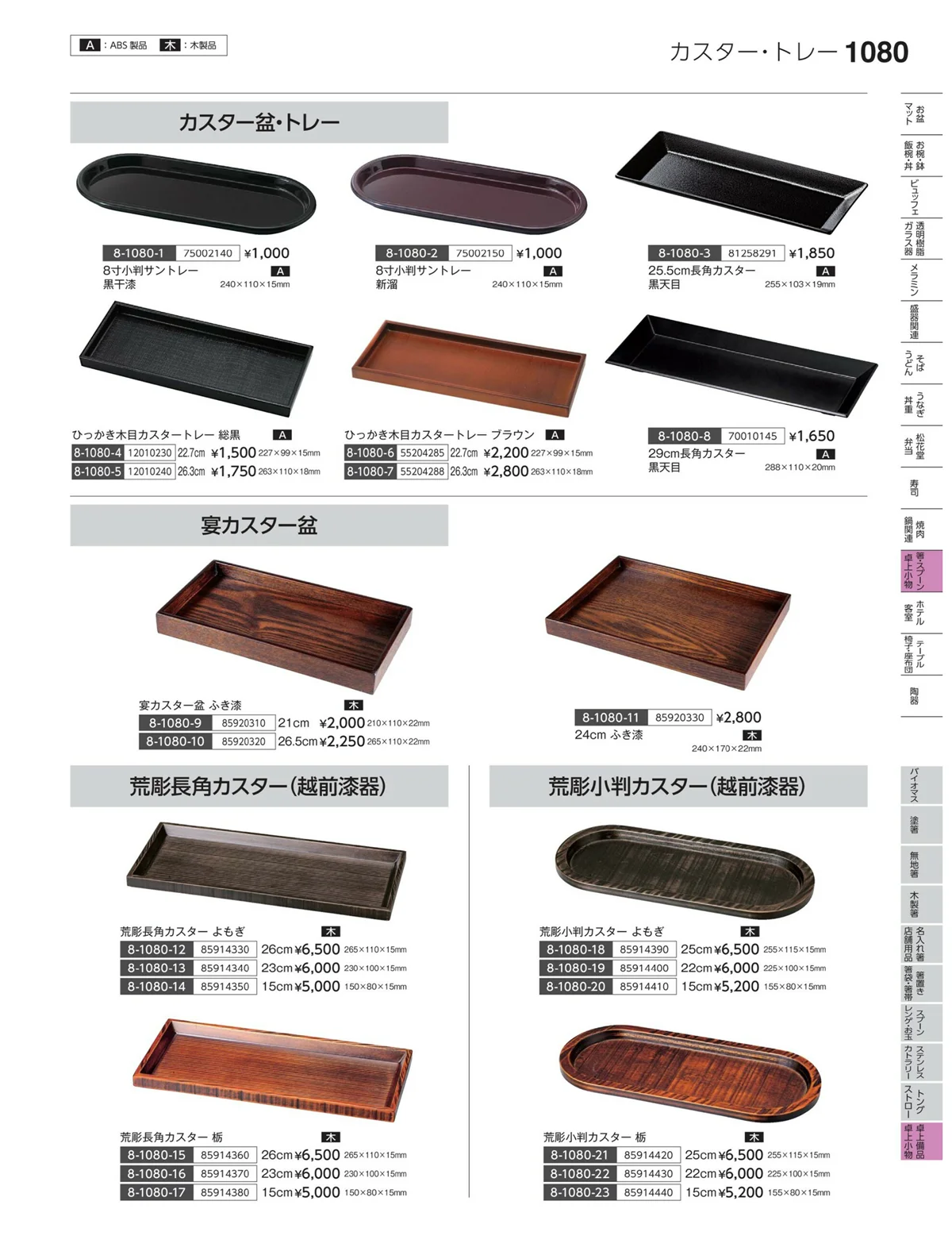 やすらぎvol.35・ページ番号1080・卓上備品・卓上小物