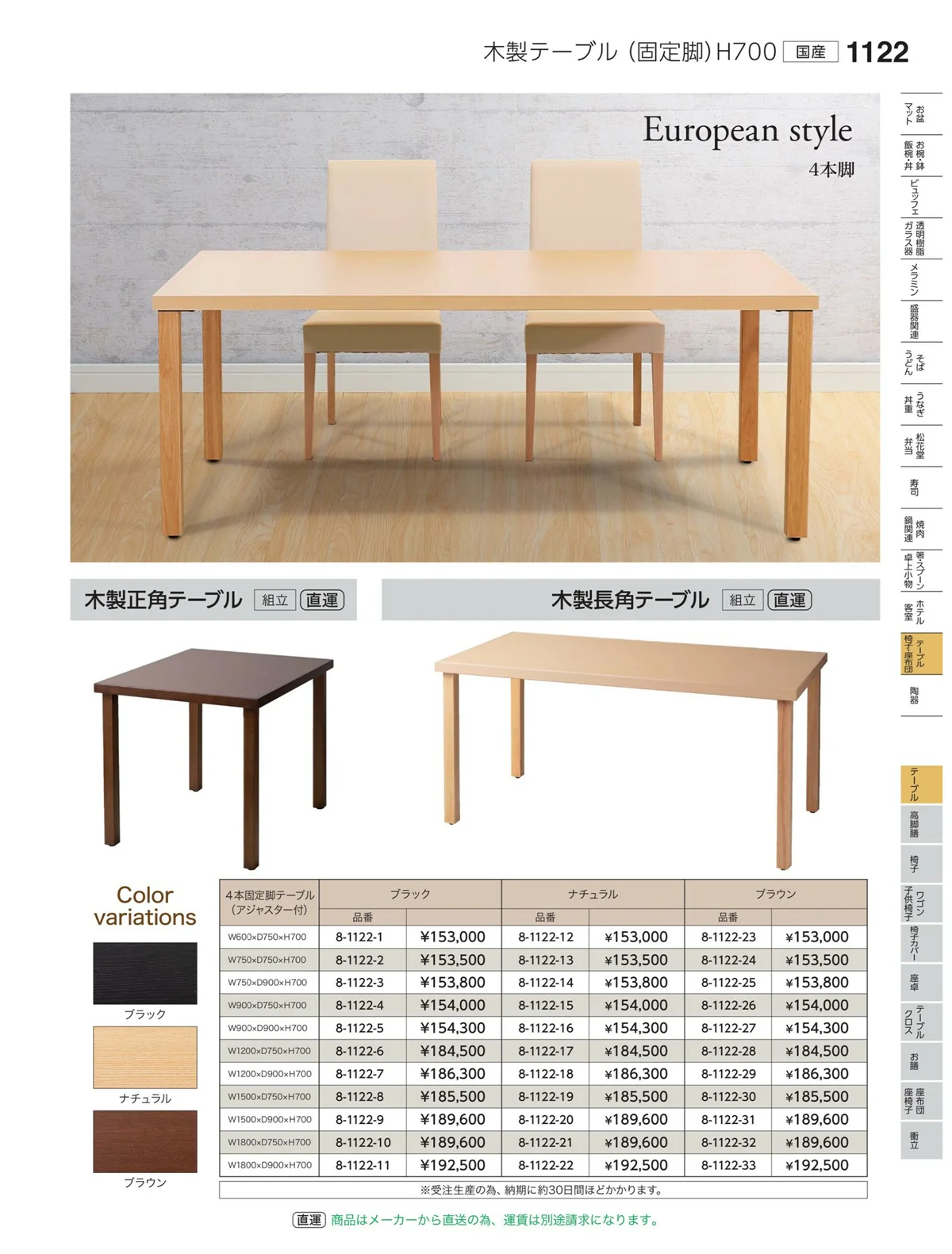 やすらぎvol.35・ページ番号1122・テーブル