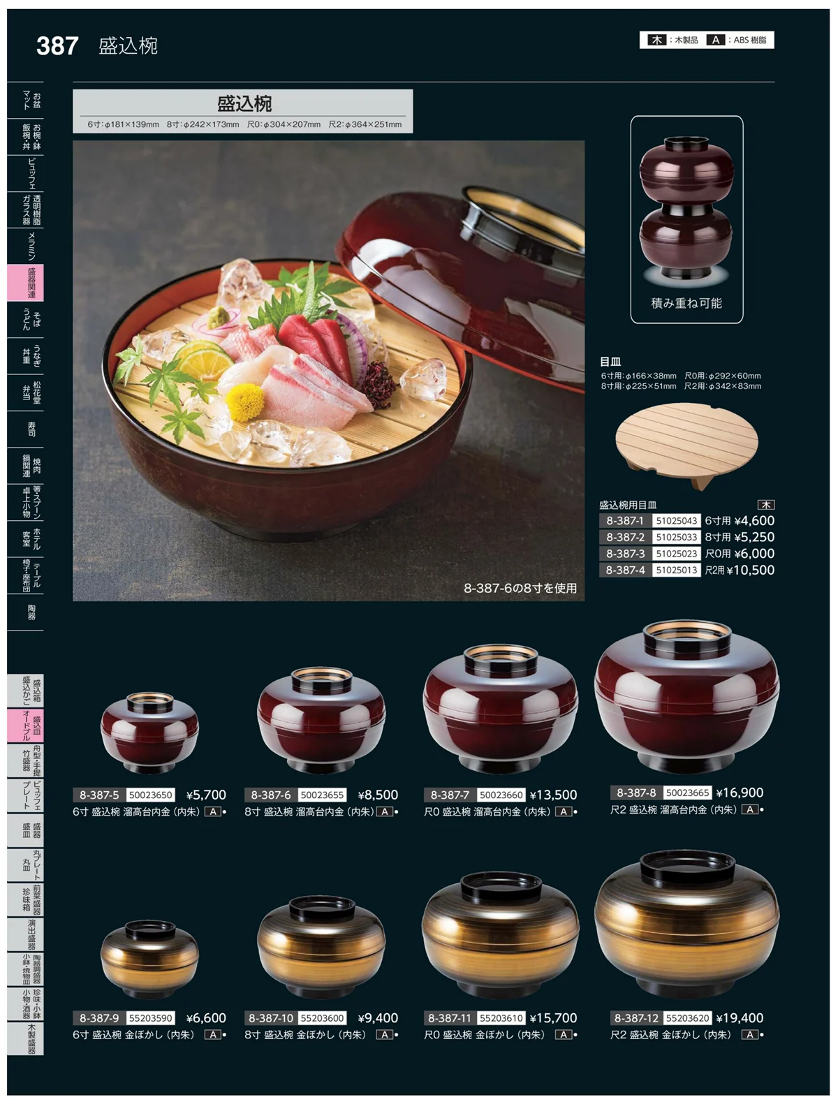 やすらぎvol.35・ページ番号387・盛込皿・オードブル