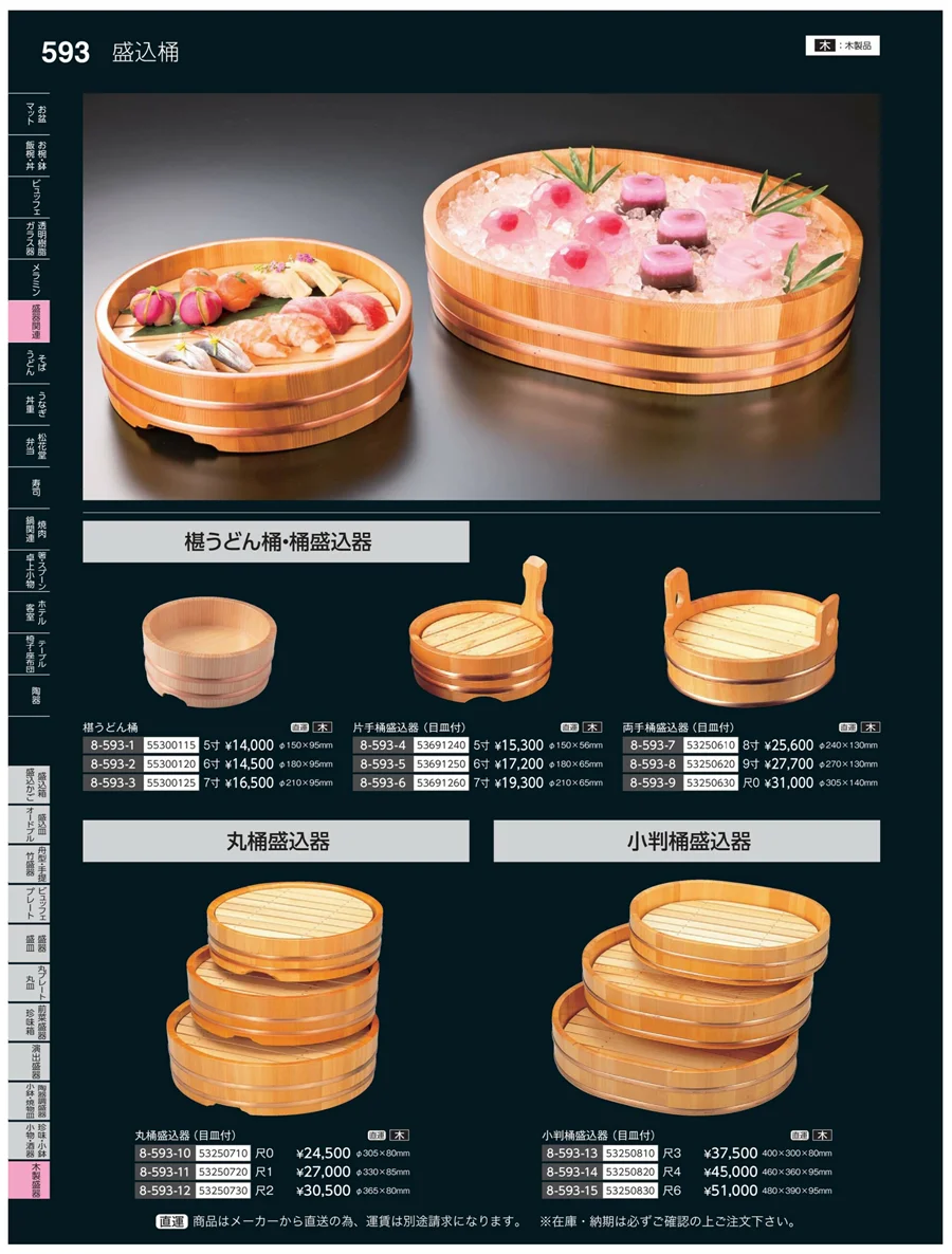 木製盛器 ページ593