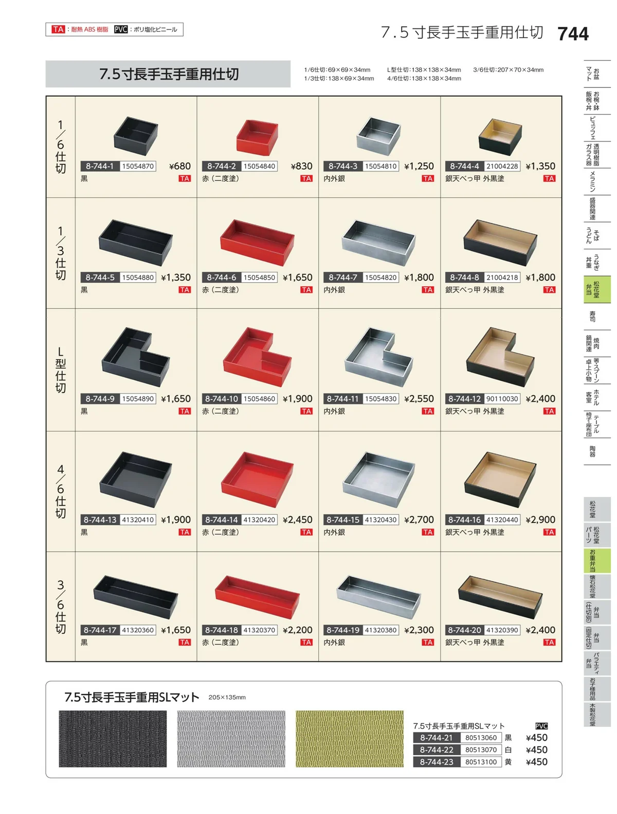 やすらぎvol.35・ページ番号744・お重弁当