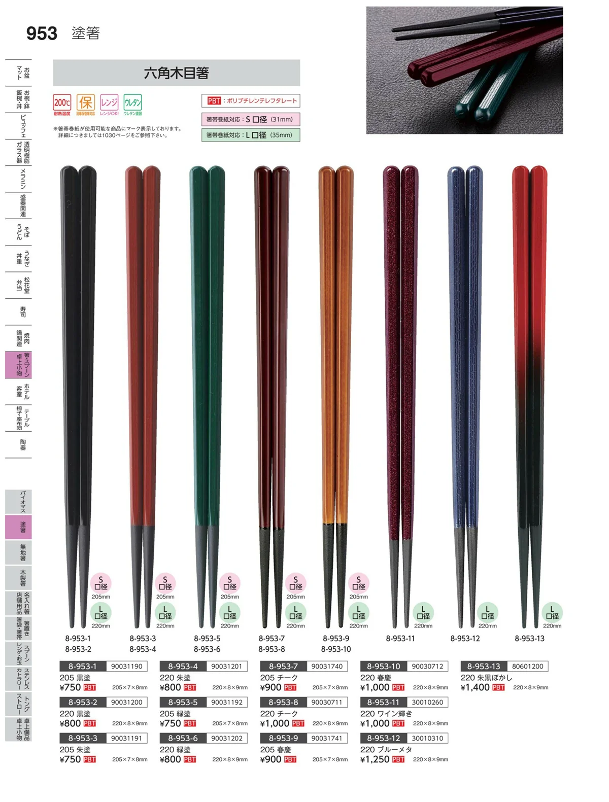 やすらぎvol.35・ページ番号953・箸関連