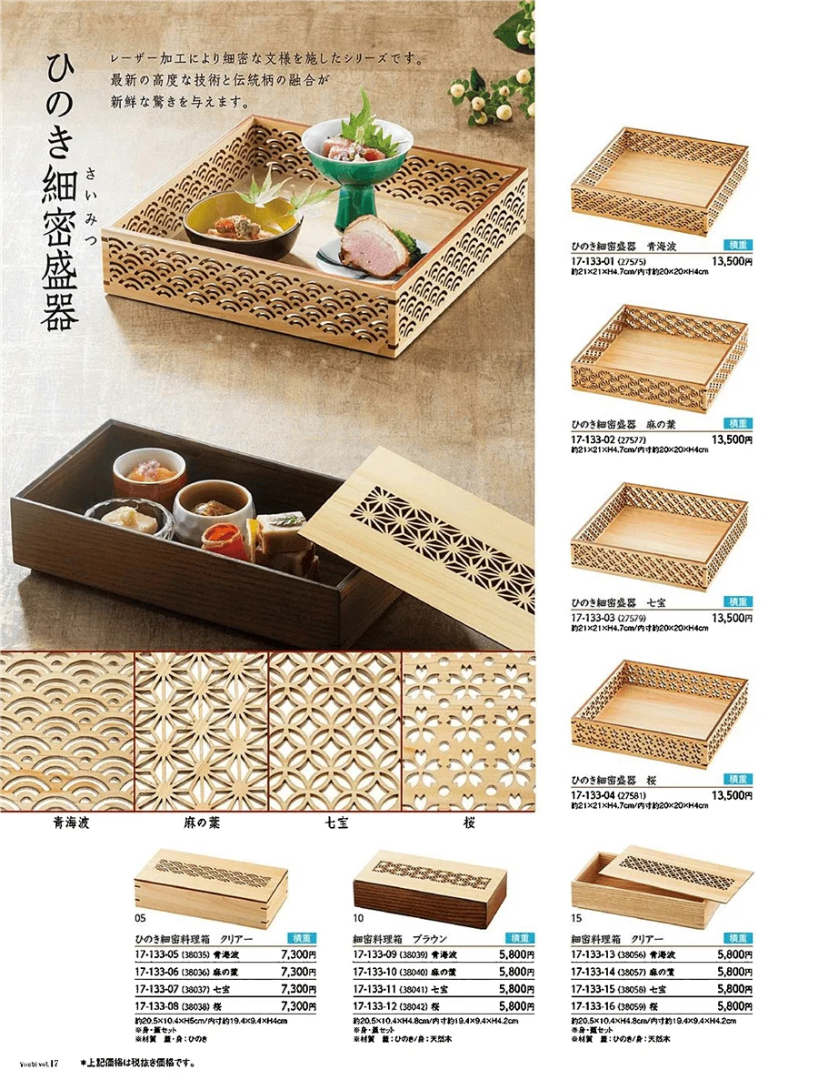 用美vol.17・ページ番号133・料理箱