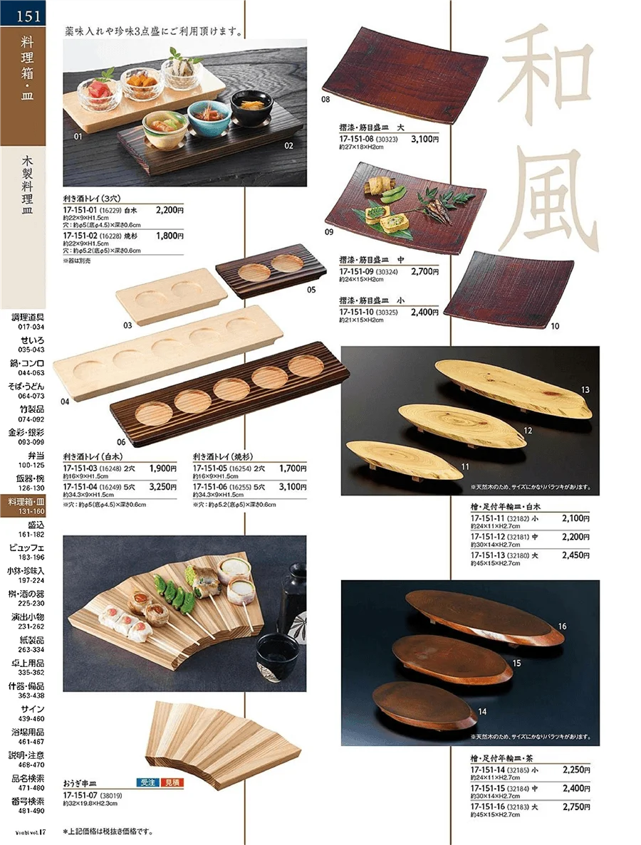 用美vol.17・ページ番号151・石目料理箱