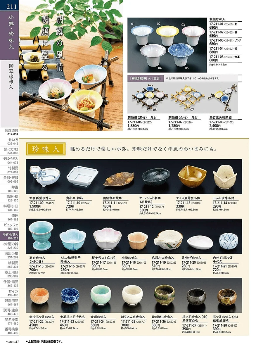 陶器珍味入 ページ211