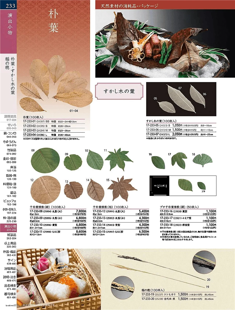 用美vol.17・ページ番号233・料理皿