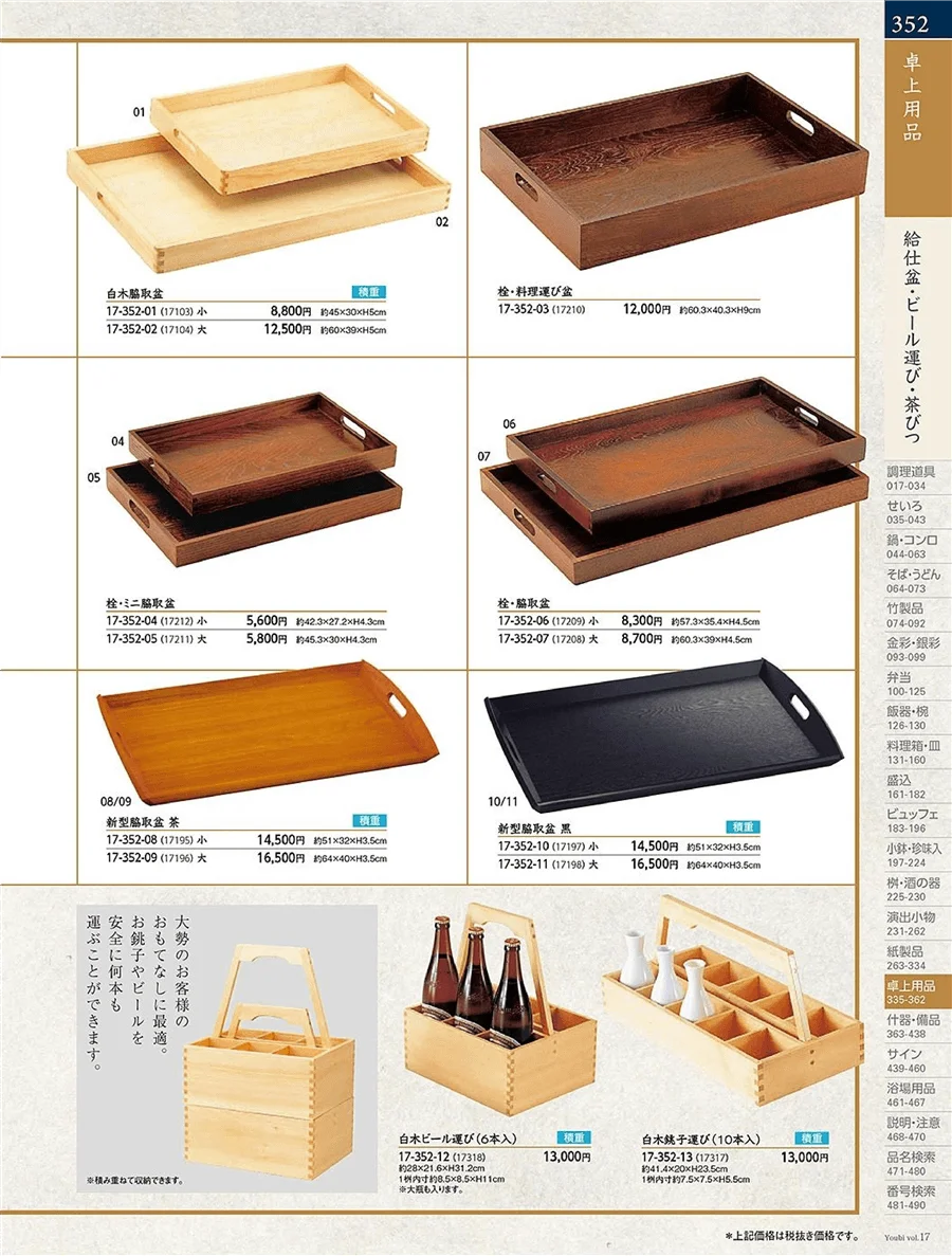 用美vol.17・ページ番号352・浅び盆