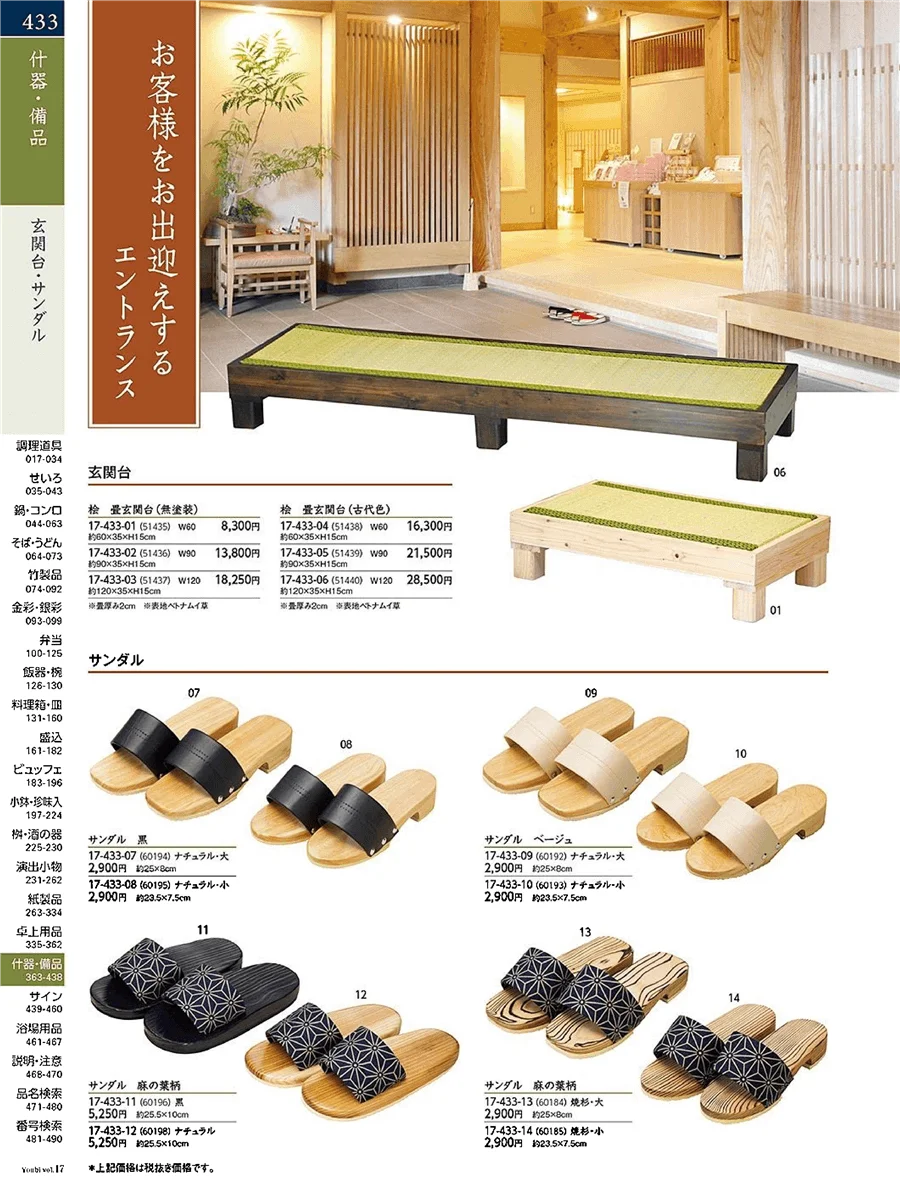 江戸傘・サンバ・粋へら ページ433