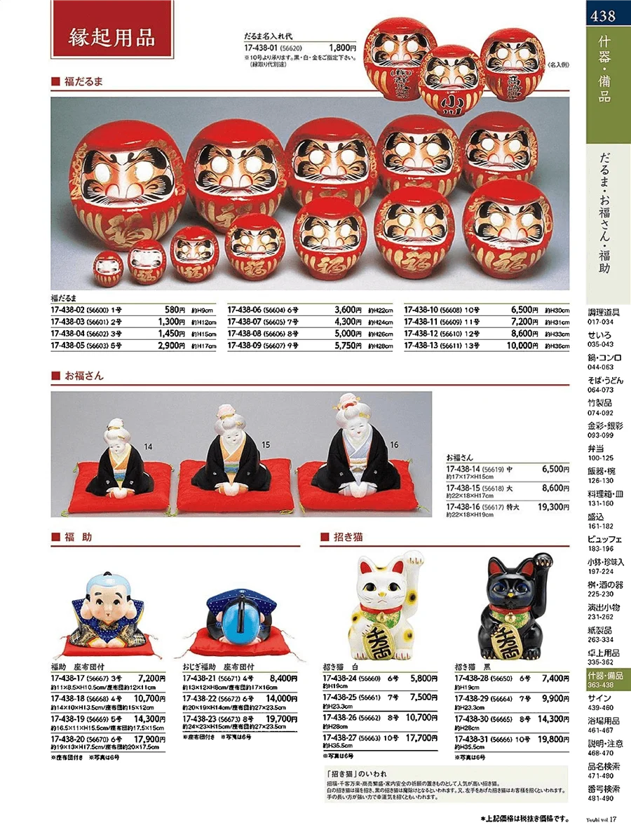 用美vol.17・ページ番号438・招き猫
