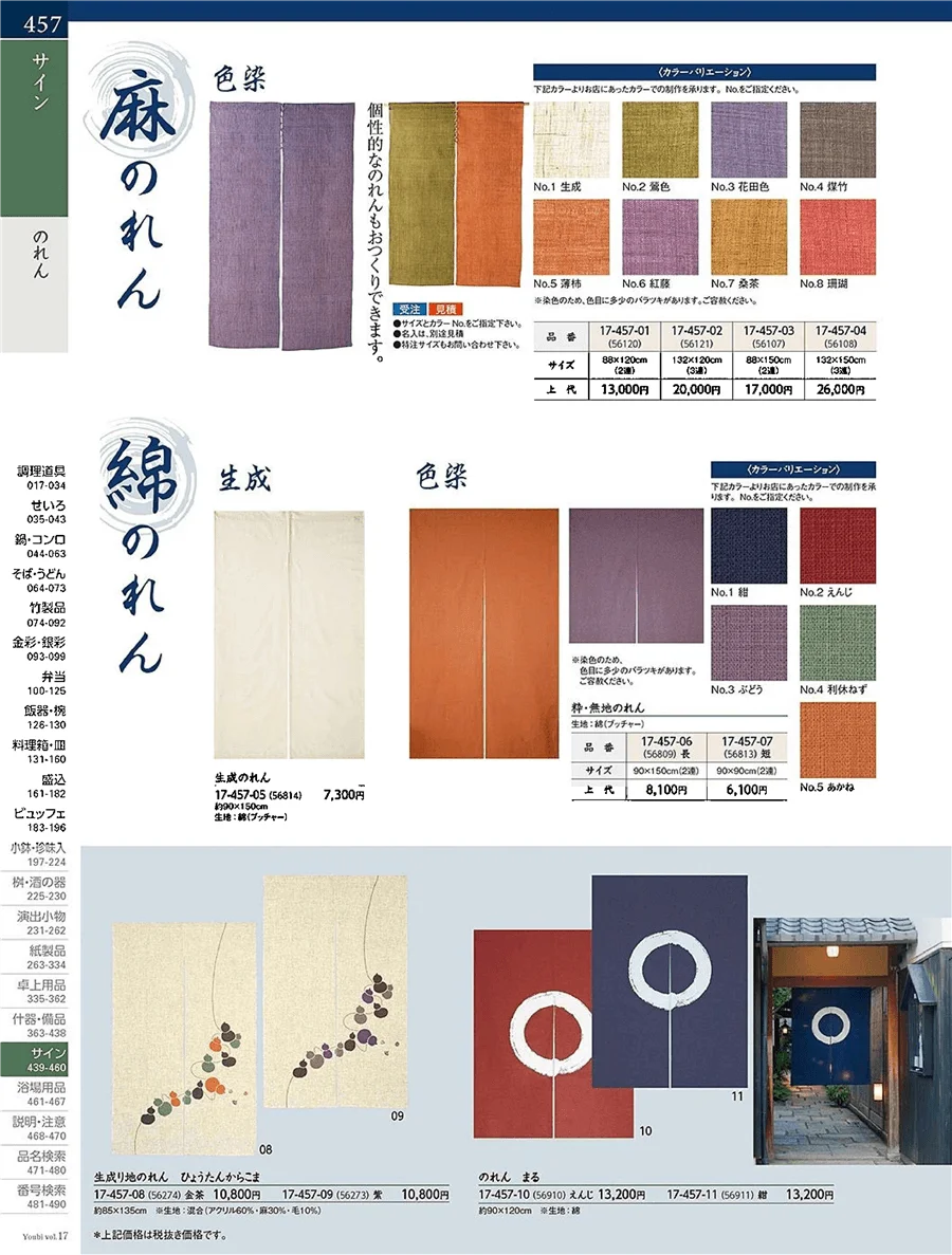 用美vol.17・ページ番号457・のれん