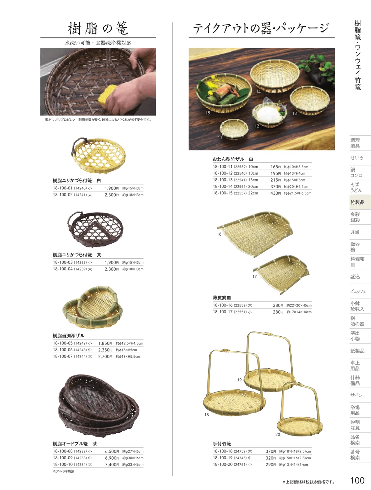 用美vol.18・ページ番号100・樹脂篭