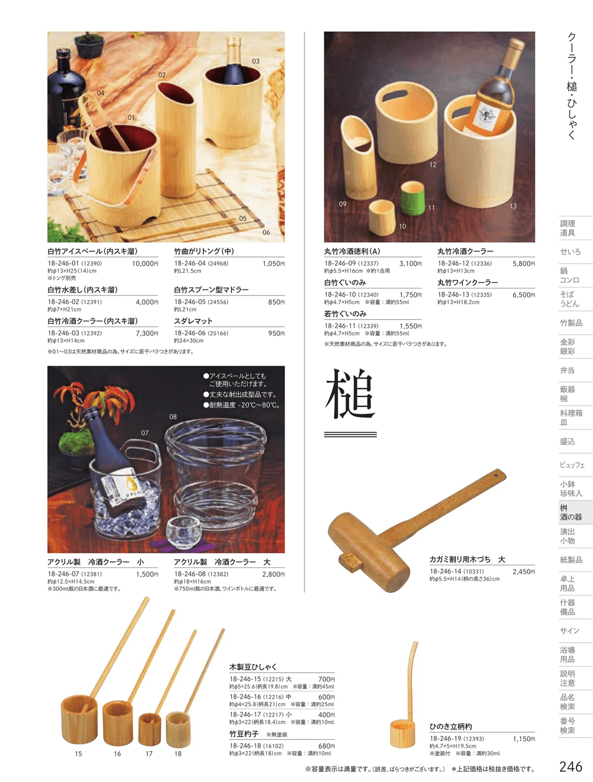 用美vol.18・ページ番号246・クーラー・アイスペール