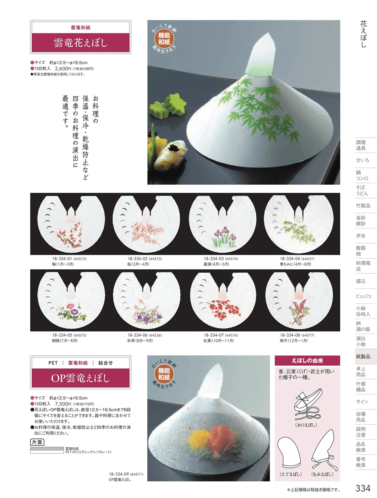 用美vol.18・ページ番号334・えぼし