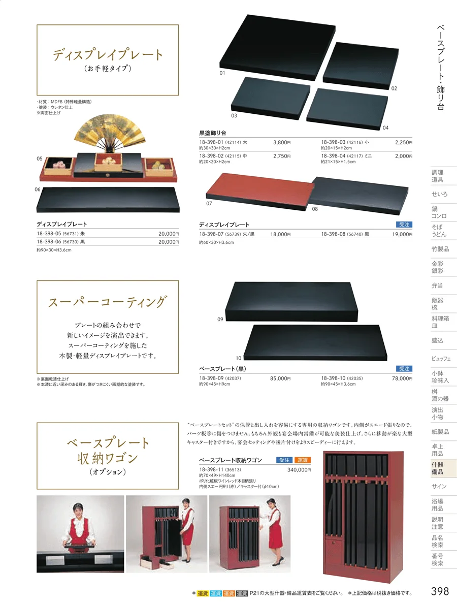 コンビネーション・ベースプレート ページ398