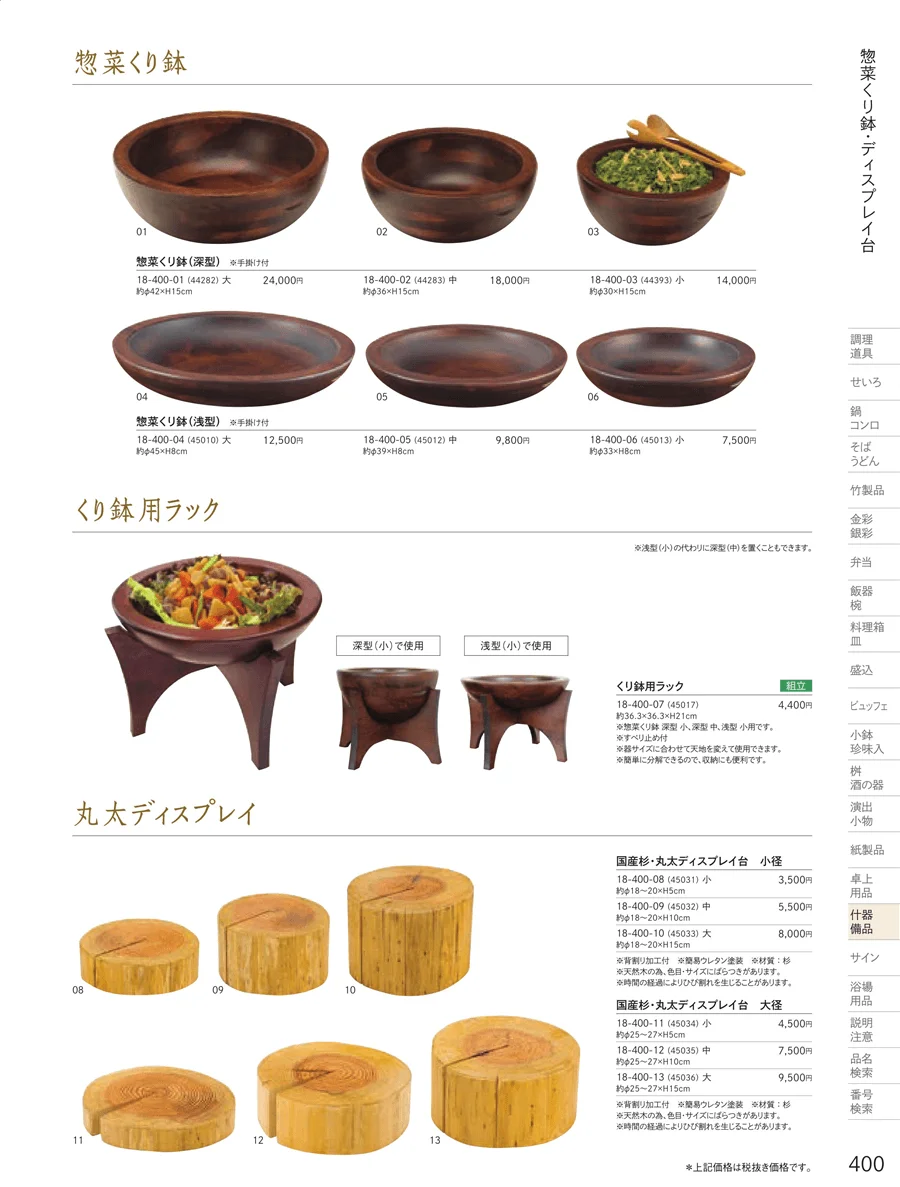 惣菜くり鉢 ページ400