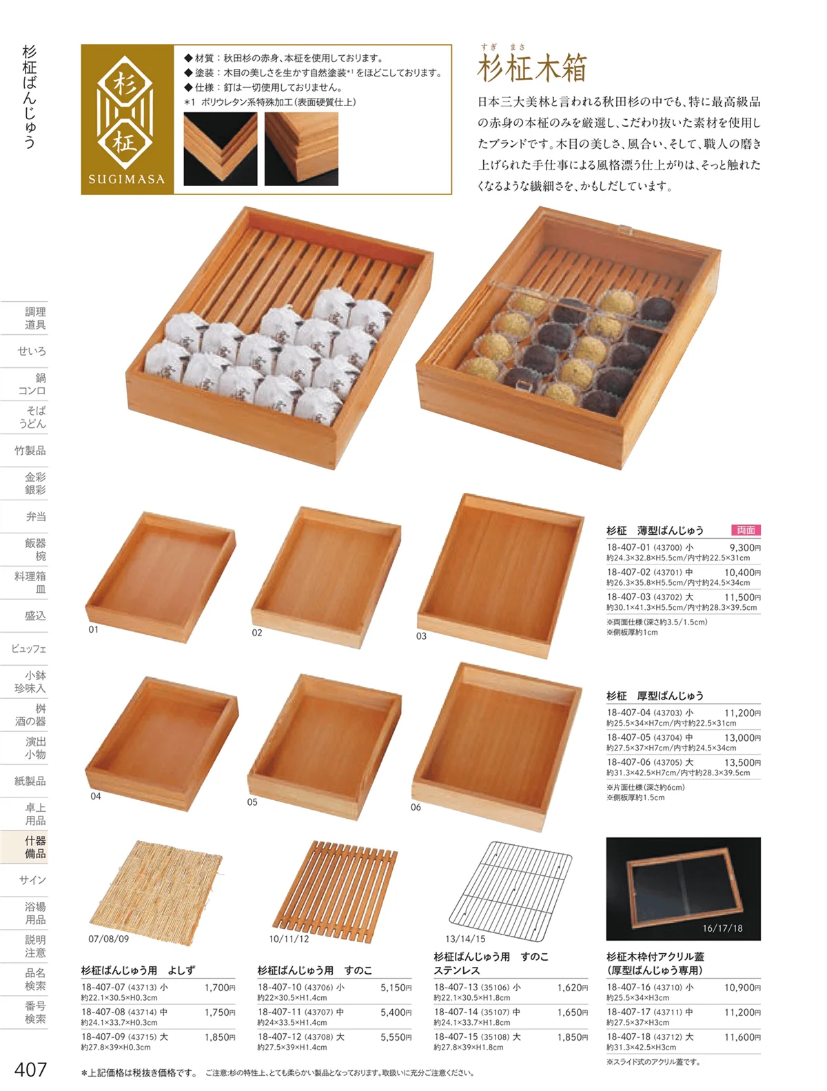 用美vol.18・ページ番号407・木箱・デリカバット
