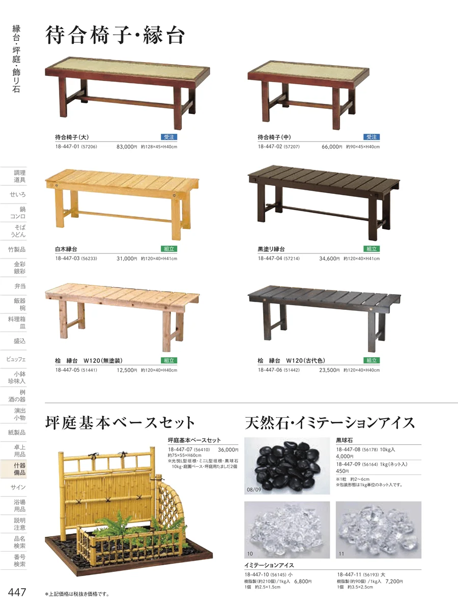 野点傘・蛇の目傘 ページ446