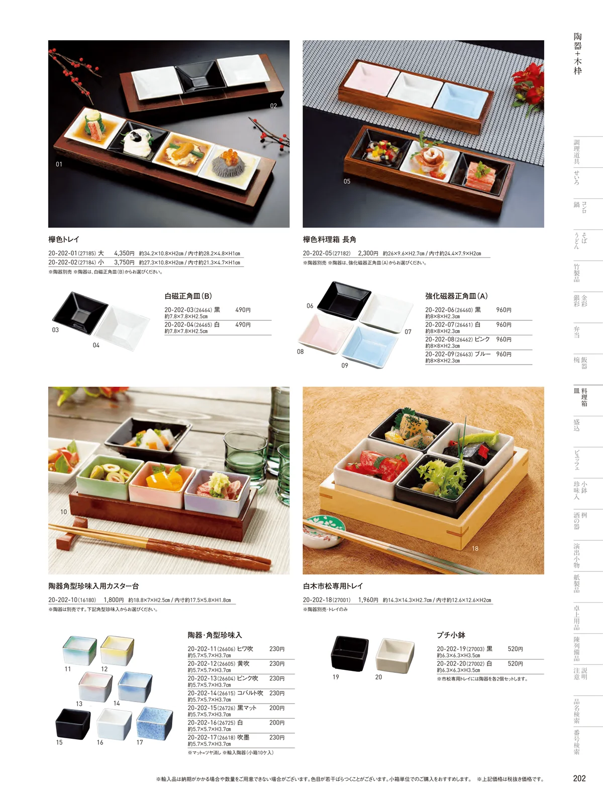用美vol.20・ページ番号202・陶器+木枠
