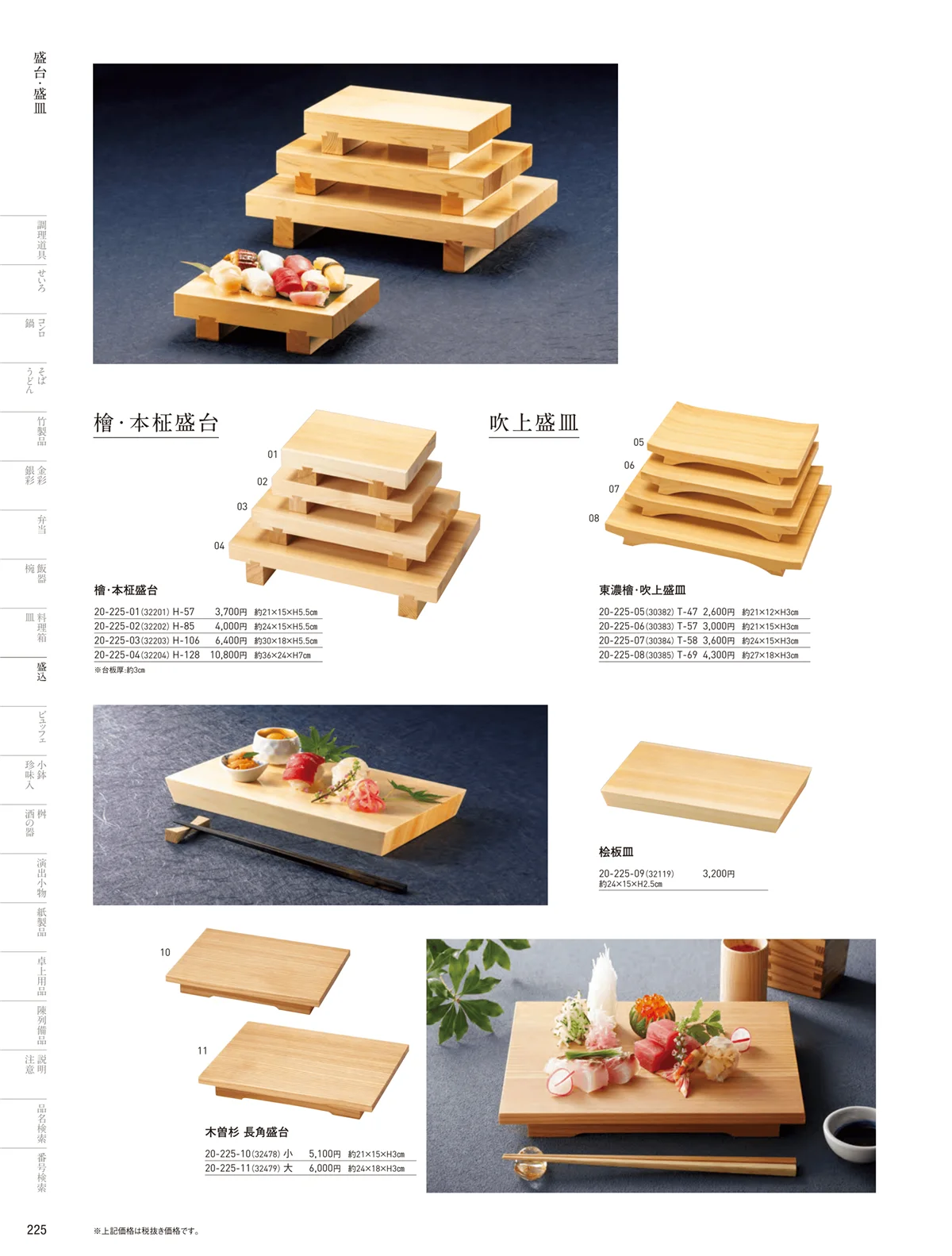 用美vol.20・ページ番号225・盛台･盛皿