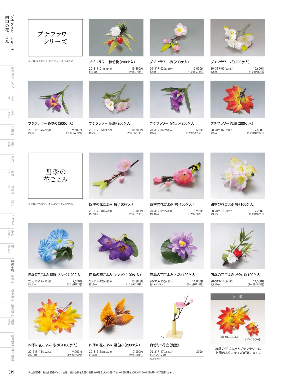 用美vol.20・ページ番号319・プチフラワー･四季の花ごよみ