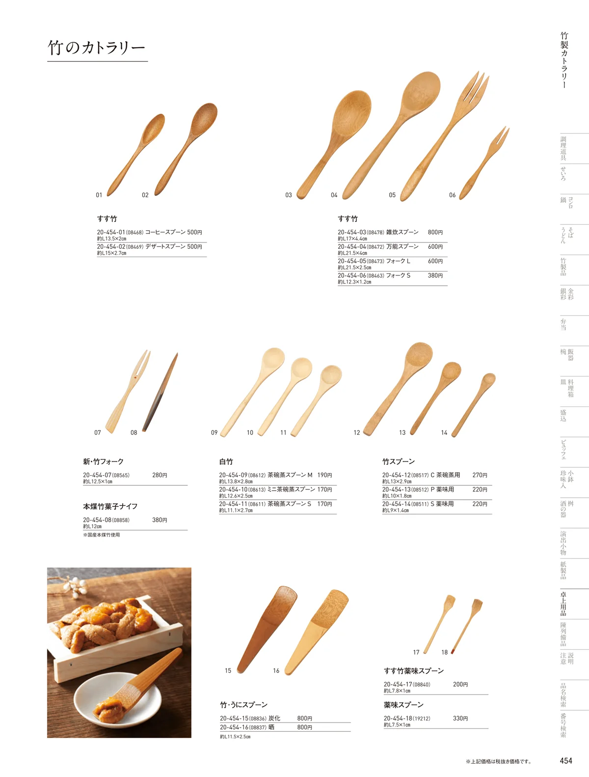 用美vol.20・ページ番号454・カトラリー