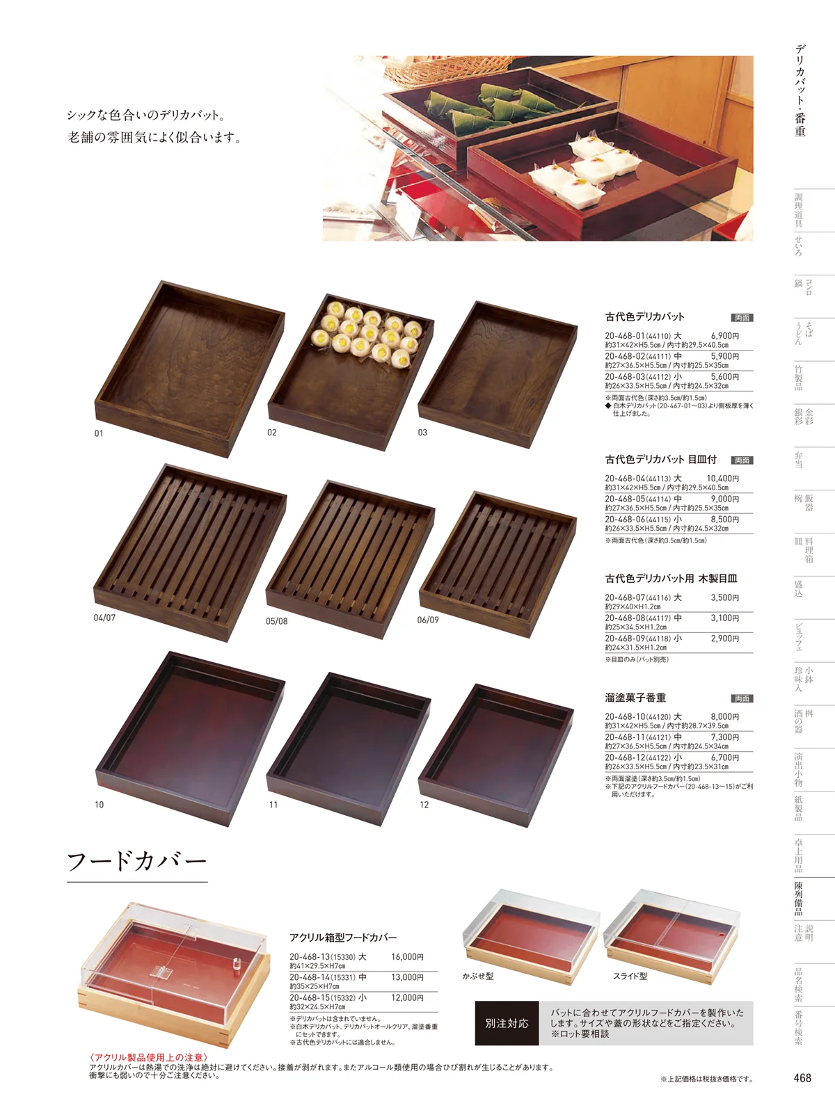 用美vol.20・ページ番号468・木箱･デリカバット