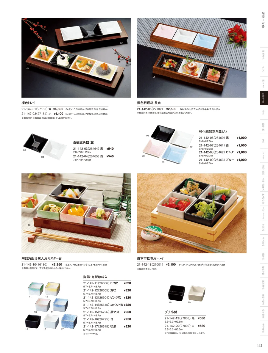 陶器＋木枠 ページ142