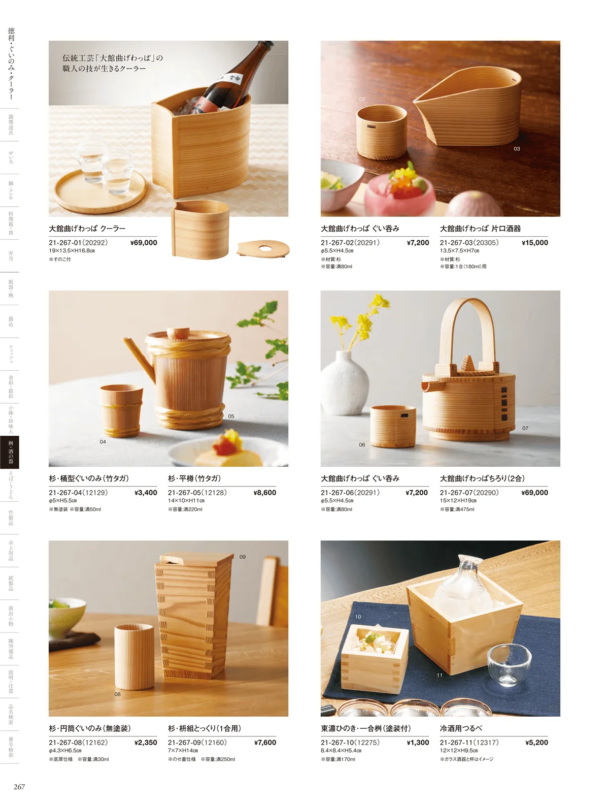 用美vol.21・ページ番号267・徳利･ぐいのみ