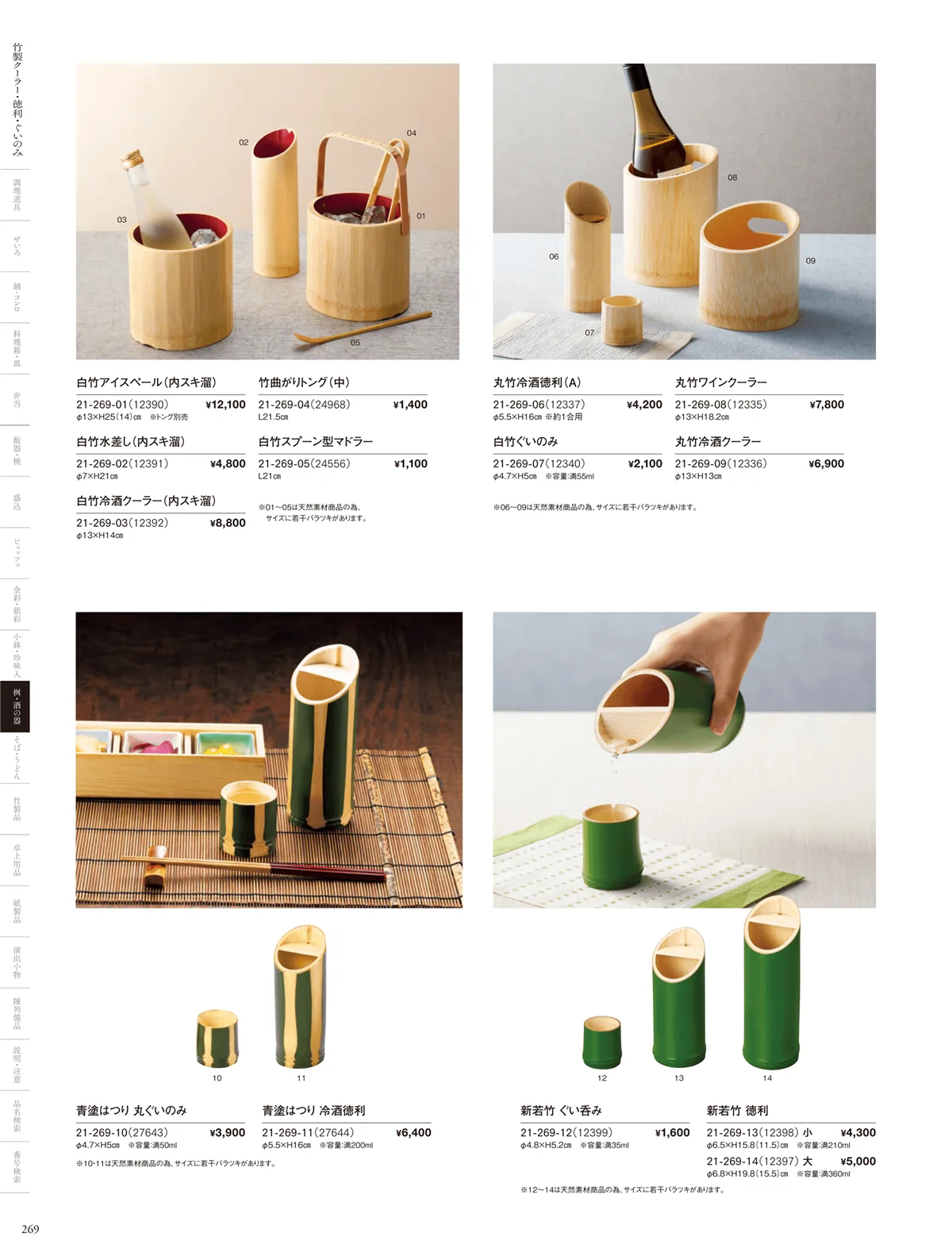 用美vol.21・ページ番号269・徳利･ぐいのみ