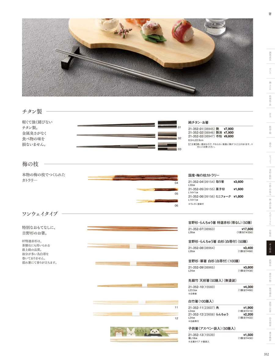 箸 ページ352