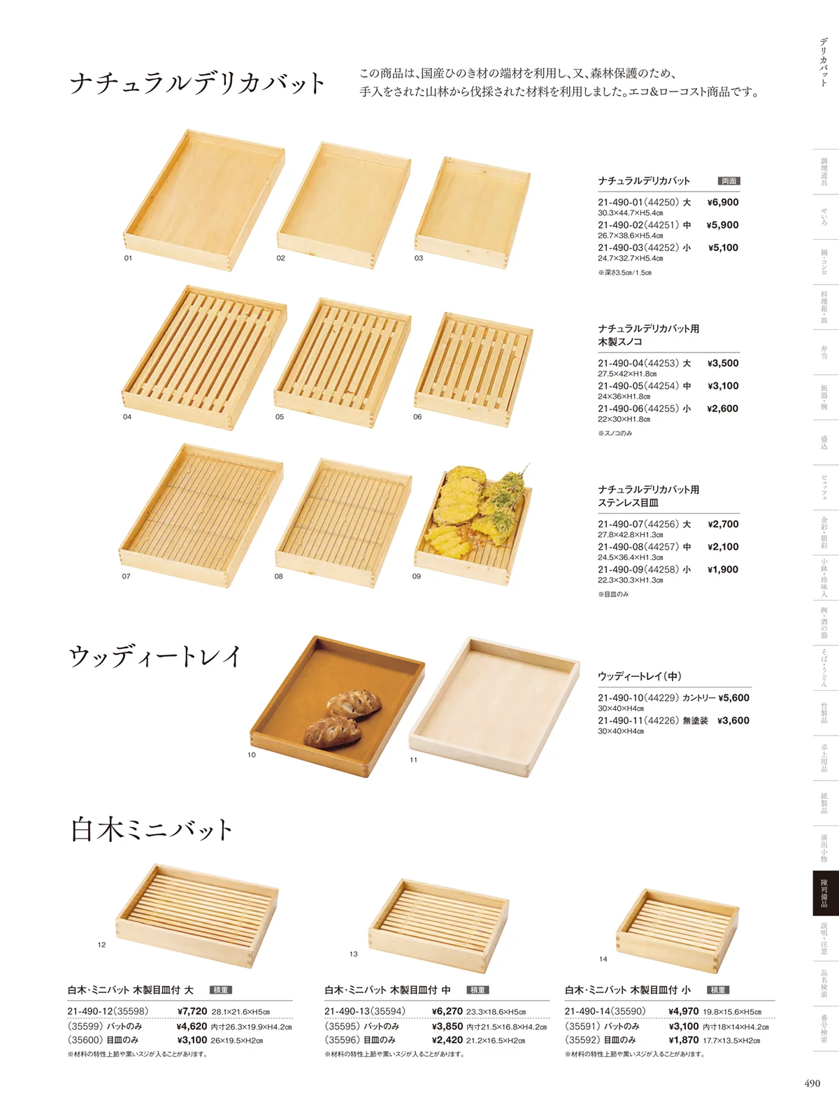 用美vol.21・ページ番号490・木箱･デリカバット